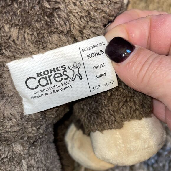 Kohls Cares Plush Reindeer Night Before Christmas Stuffed Animal Nursery 15" - Picture 9 of 10